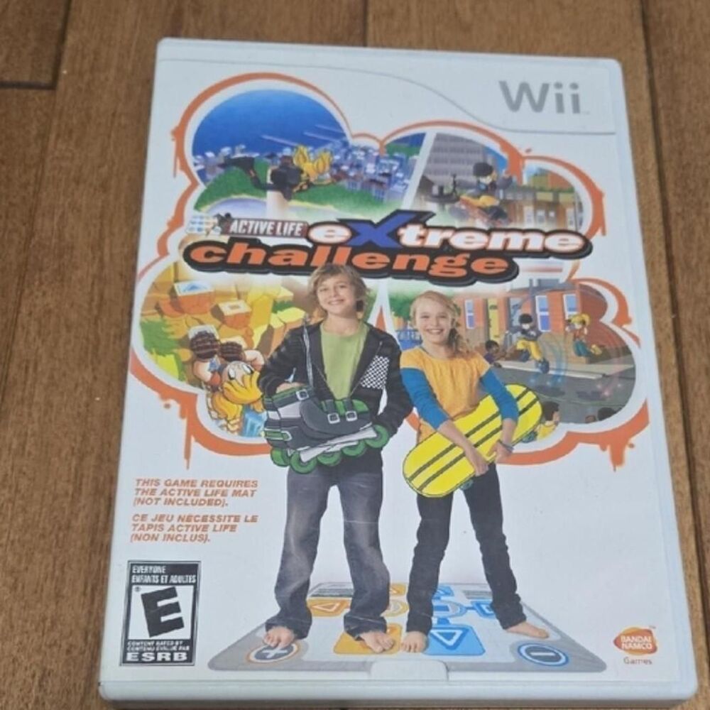 Nintendo Wii Active Life Extreme Challenge multi Puzzles-games